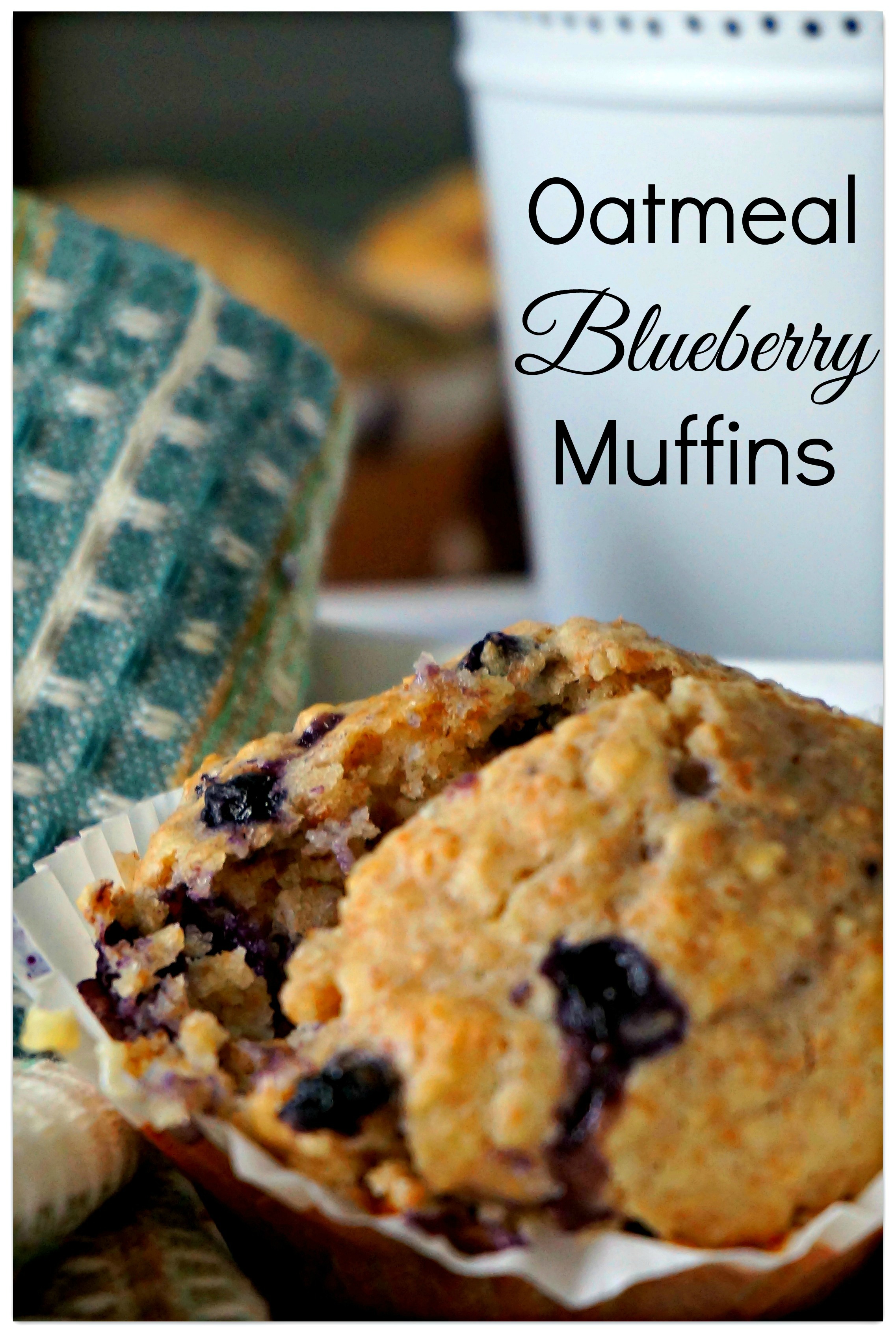 Oatmeal Blueberry Muffins - The Generous Host