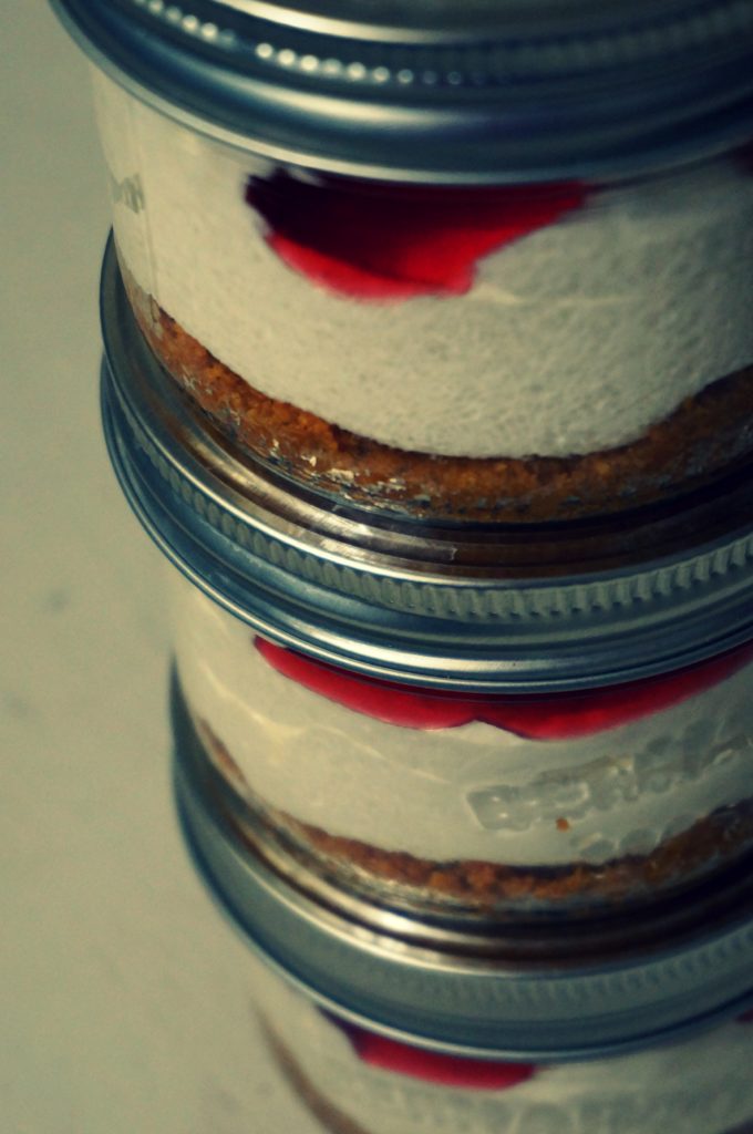 Granny's Cherry Cheesecake in a Jar - The Generous Host